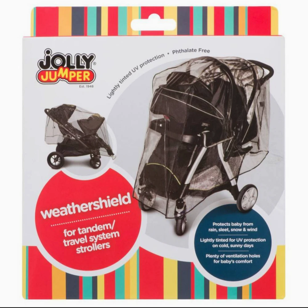 Jolly Jumper Weathershield For Tandem/Travel System Strollers