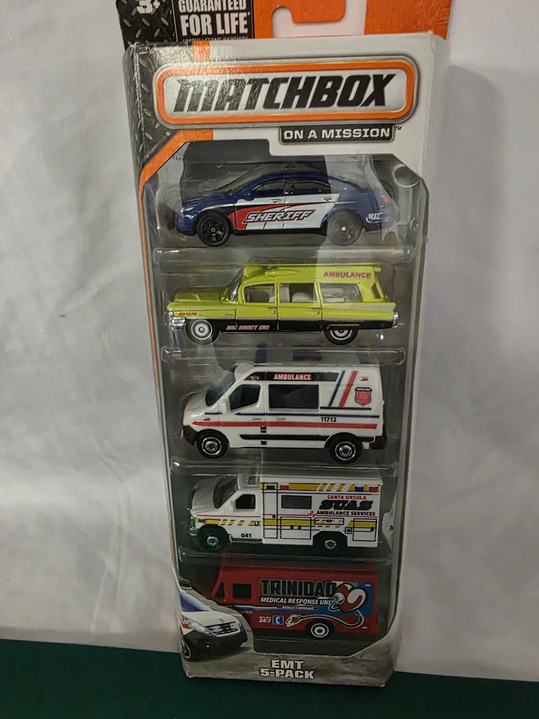 Matchbox On A Mission EMT 5-Pack Toy Cars
