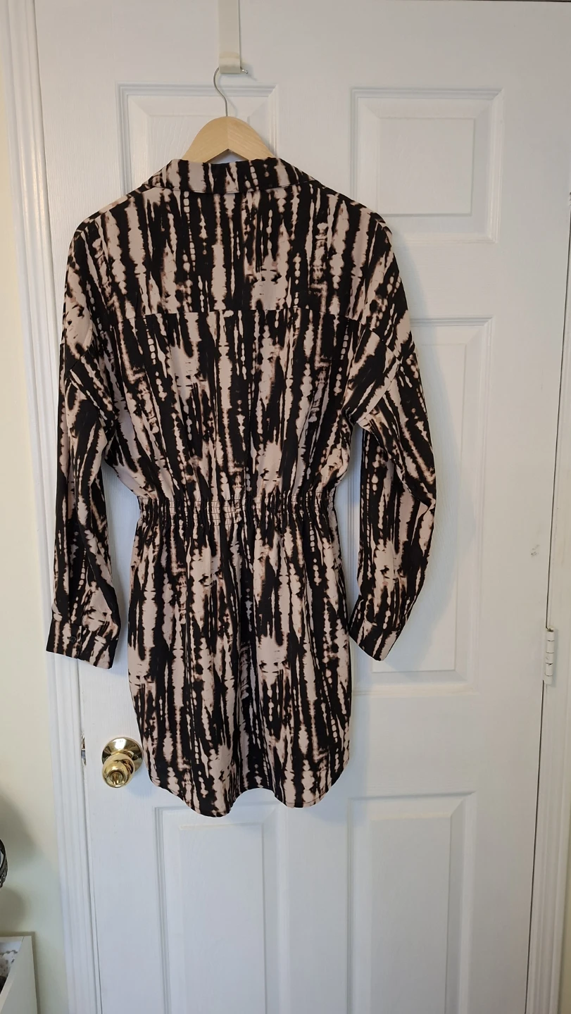 Revamped Tie-Dye Shirt Dress - Size M - photo 3