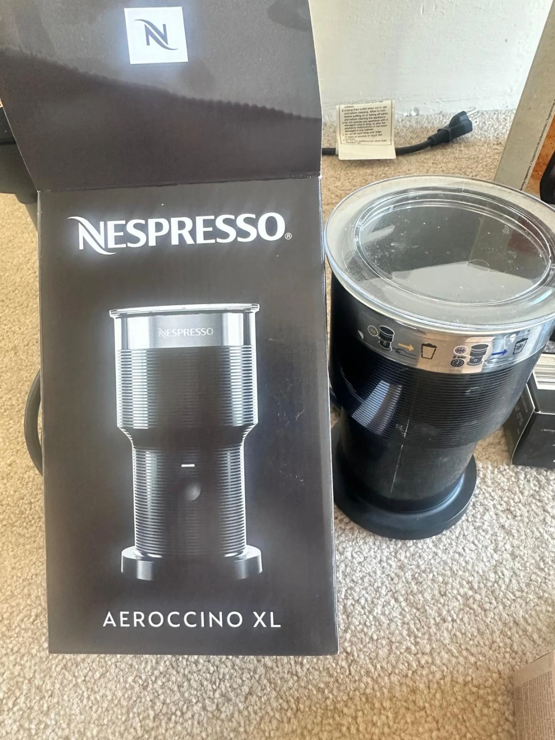 Nespresso Vertuo Next Coffee Machine with Aeroccino XL - photo 3