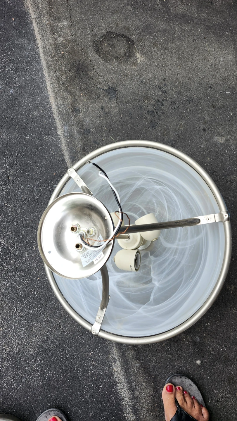 Satin Nickel Flush Mount Ceiling Light - photo 3