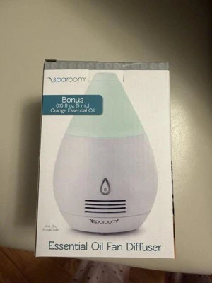 Sparoom Essential Oil Fan Diffuser with Orange Essential Oil