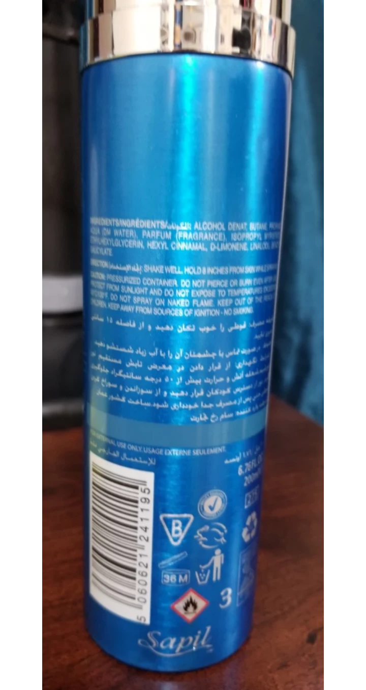 Sapil Chichi For Men Perfumed Deodorant 200ml - photo 3