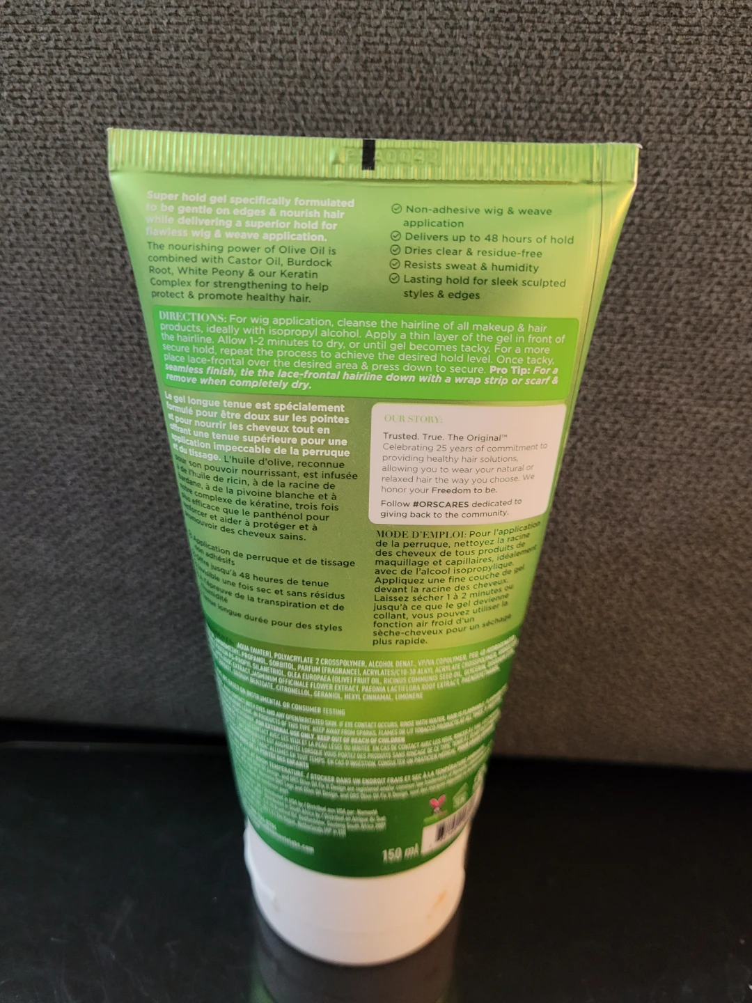 ORS Olive Oil Super Hold Wig Grip Gel - 150 ML - photo 2