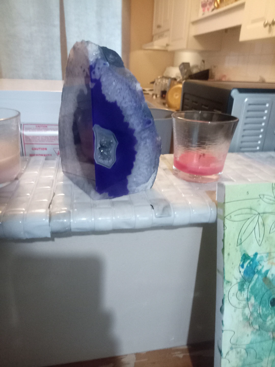Blue Agate Geode