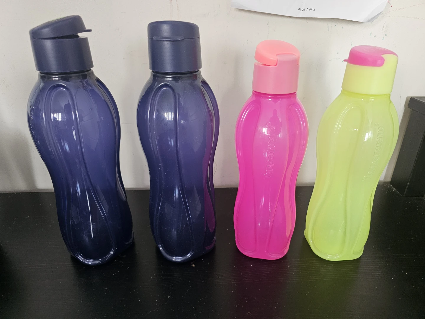 Tupperware Water Bottles - Set of 4 ( Bathurst and Finch)