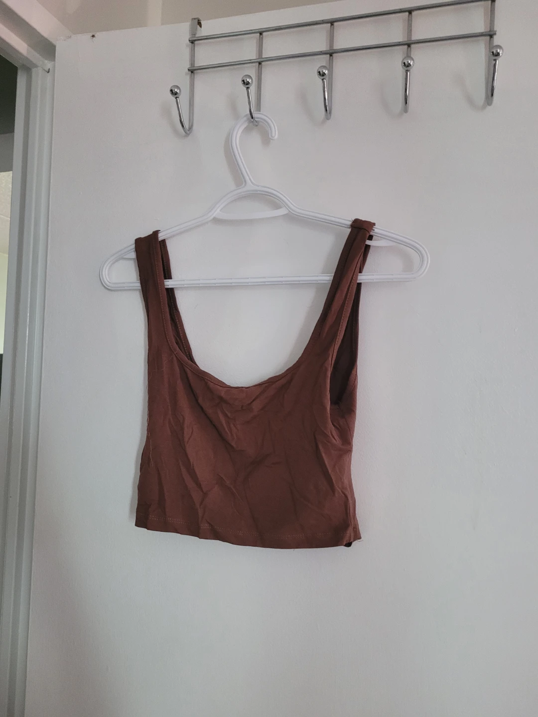 Brown tank top