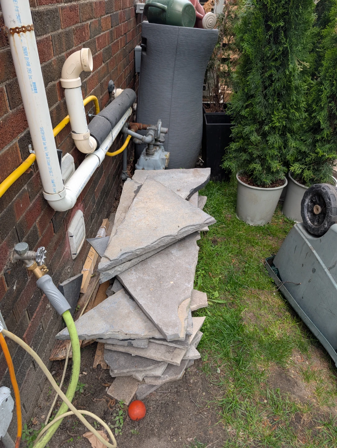Stack of Natural Stone Slabs for Paving - photo 2