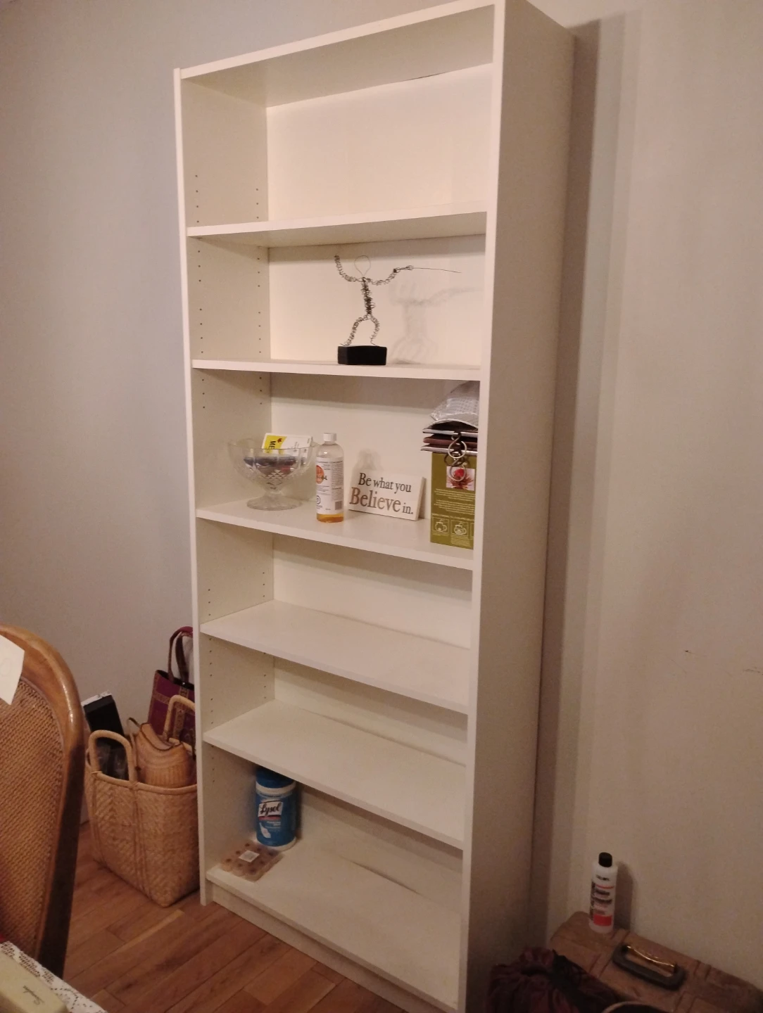 FREE iKEA White 5-Shelf Bookcase