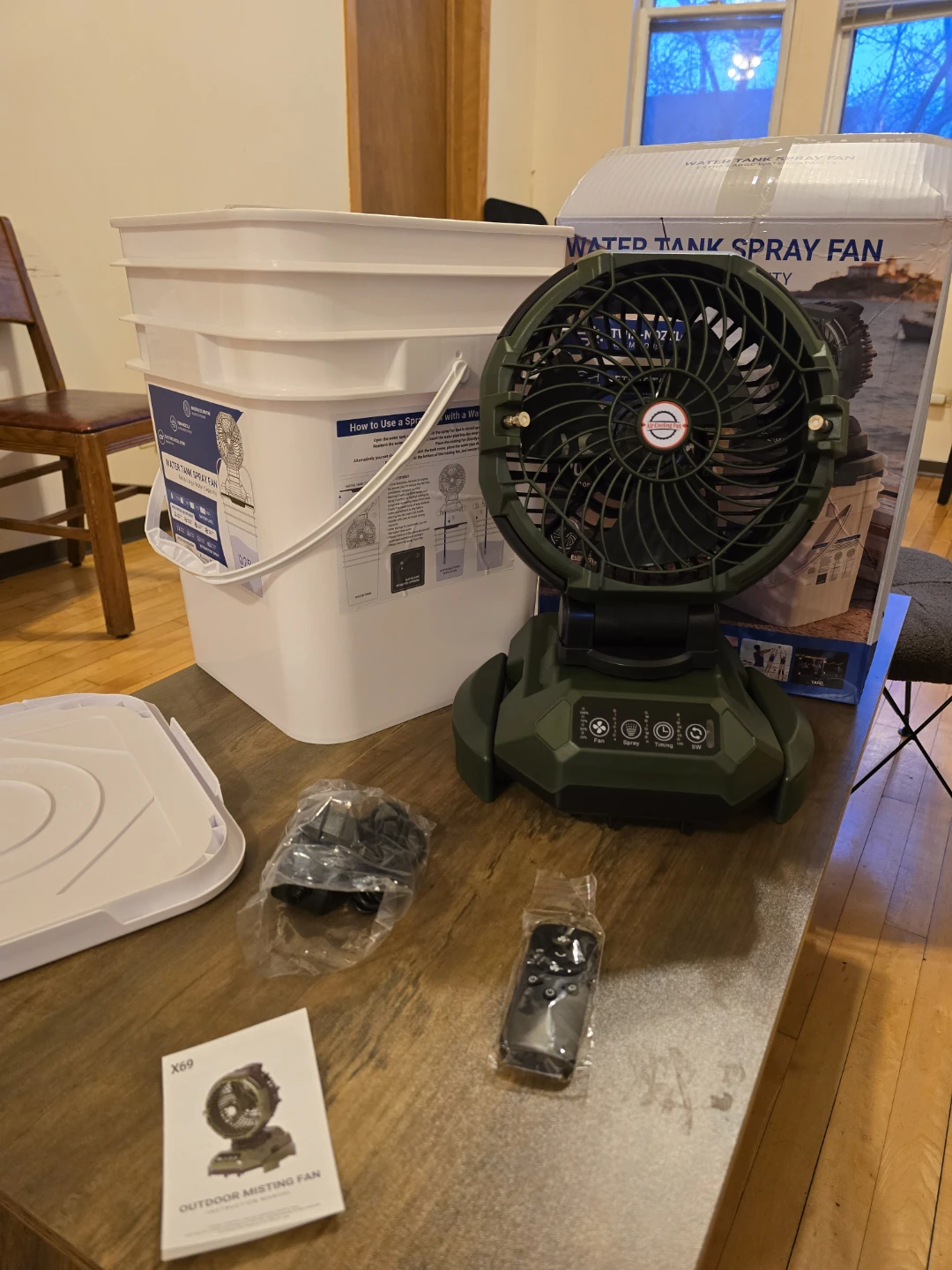 ⚽Outdoor Misting Fan with Water Tank - photo 2