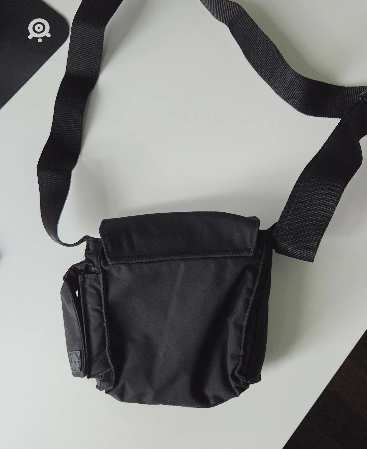 Black Crossbody Messenger Bag - photo 4