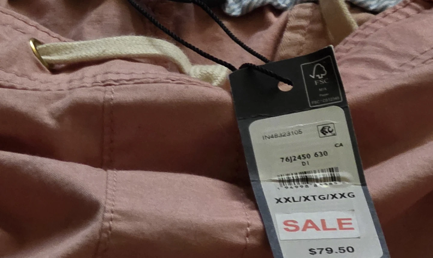 Tommy Hilfiger Pink Cargo Joggers XX-Large