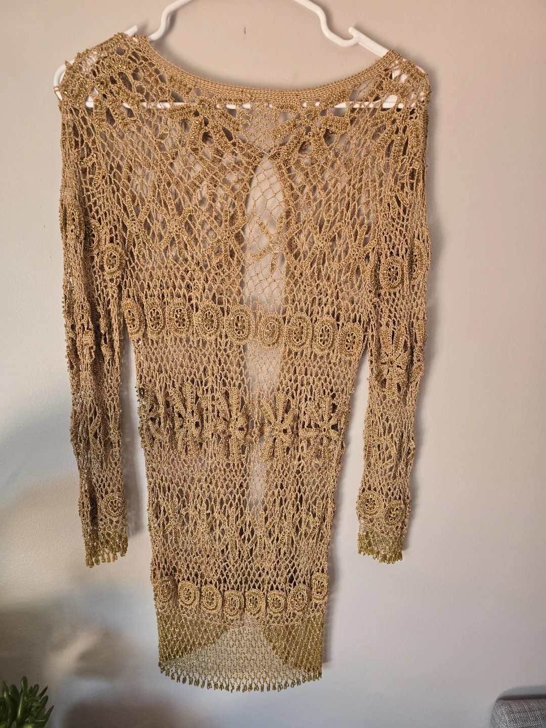 Beaded Crochet Cardigan - photo 2