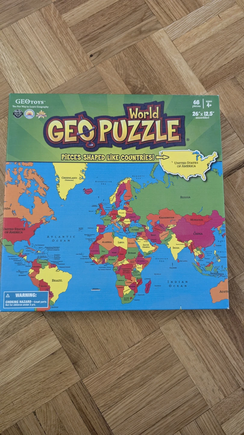 ⚽ GeoToys World Geo Puzzle