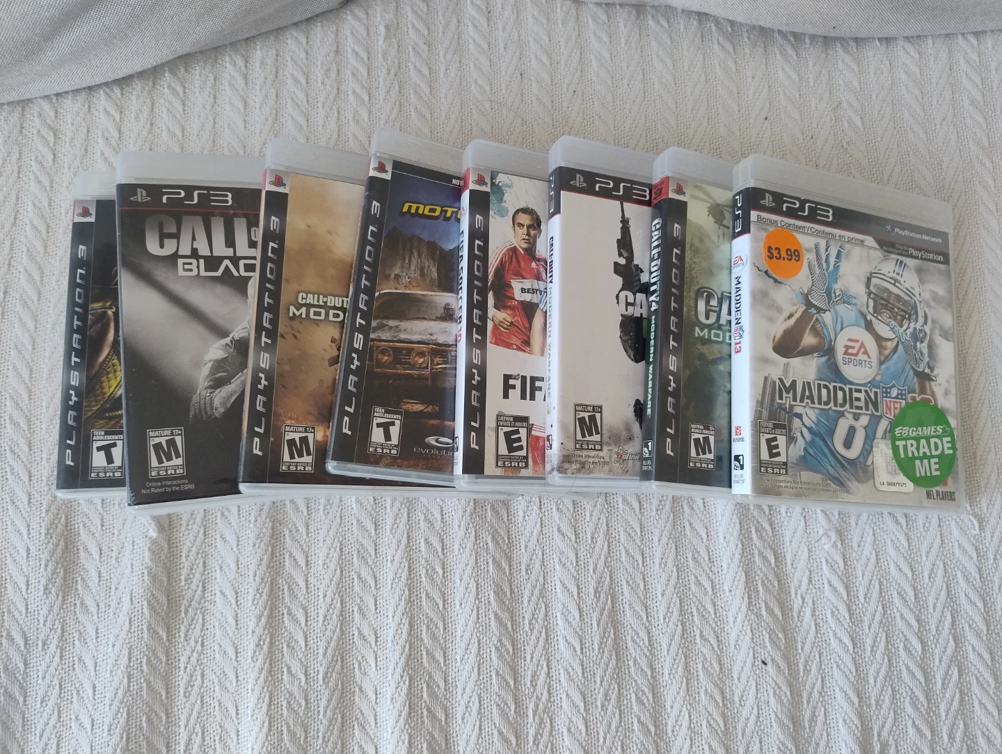 PlayStation 3 Games Bundle - Call of Duty, FIFA, Madden