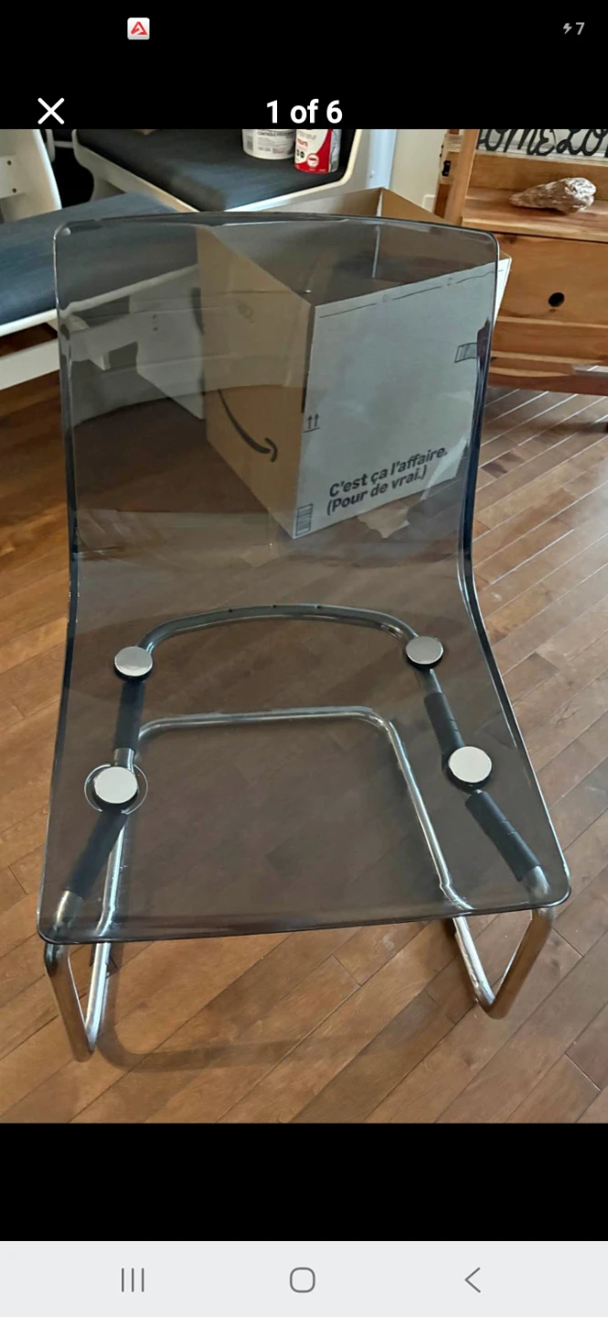 IKEA Tobias Office Chair -  Smoked - photo 2