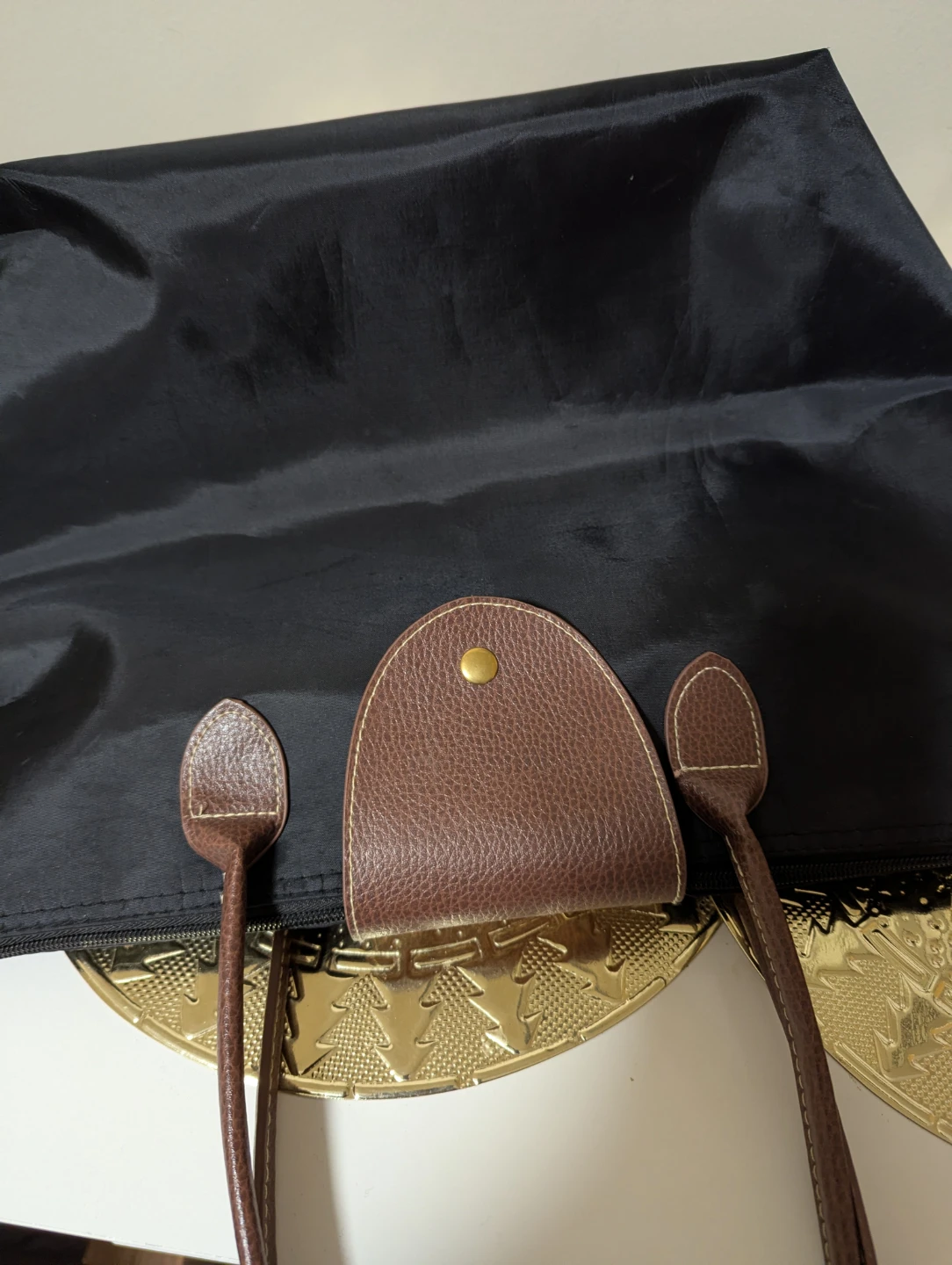Black Nylon and PVC Handbag - photo 3