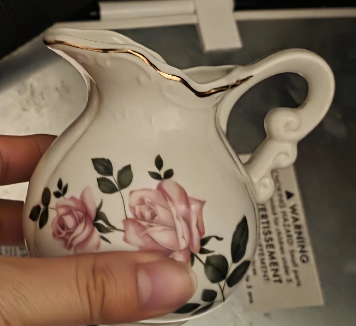 Vintage Rose Creamer Pitcher - Japan