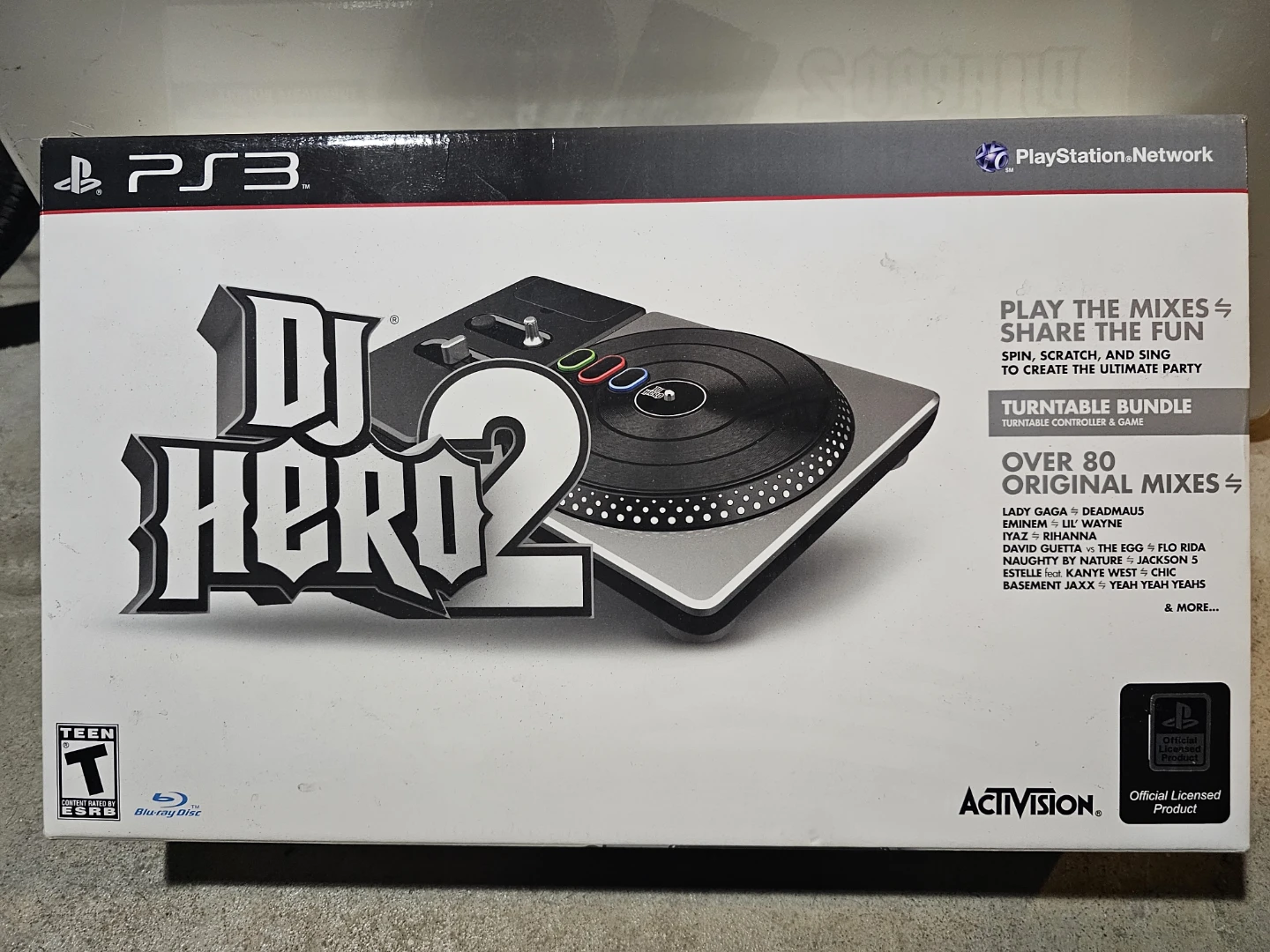 DJ Hero 2 Turntable Controller & Game Bundle for PS3