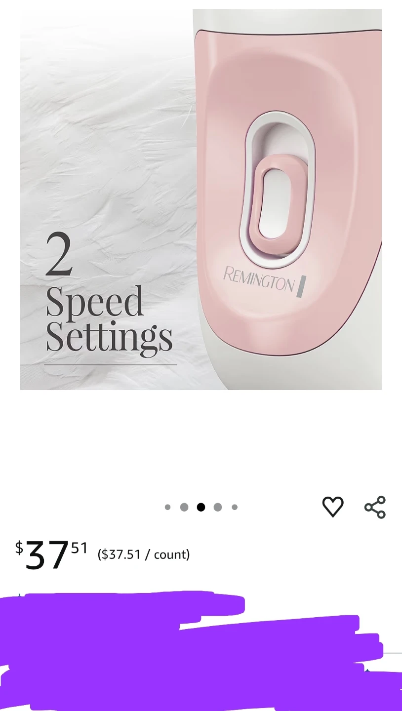 New Remington Face and Body Epilator, Smooth Hair Removal - photo 2