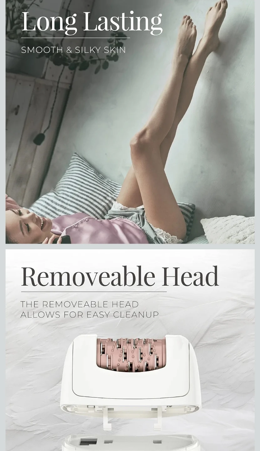 New Remington Face and Body Epilator, Smooth Hair Removal - photo 4