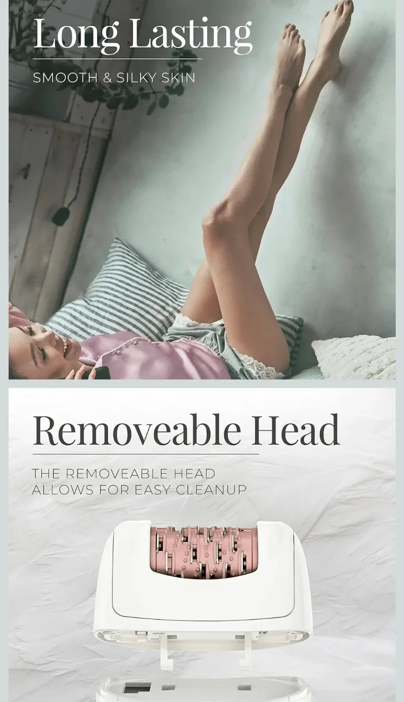 New Remington Face and Body Epilator, Smooth Hair Removal - photo 4