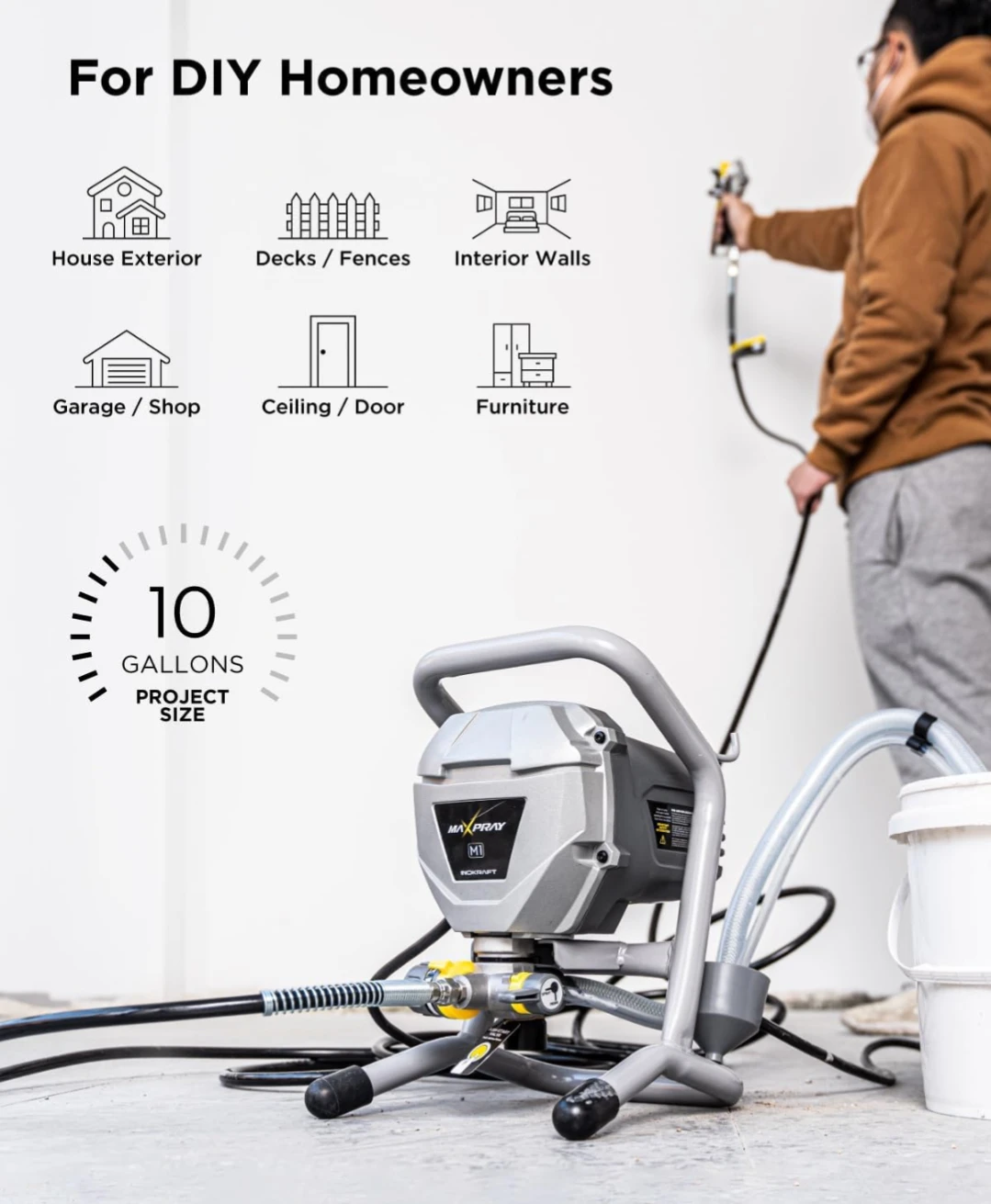 MAXSPRAY M1 TechSPRAY Airless Paint Sprayer - photo 2