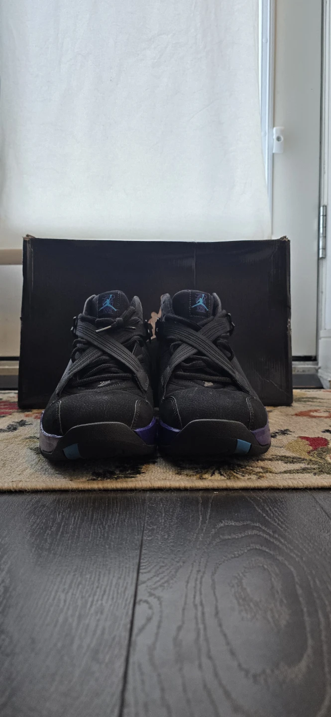 Air Jordan 8.0 Retro Black Purple - photo 3
