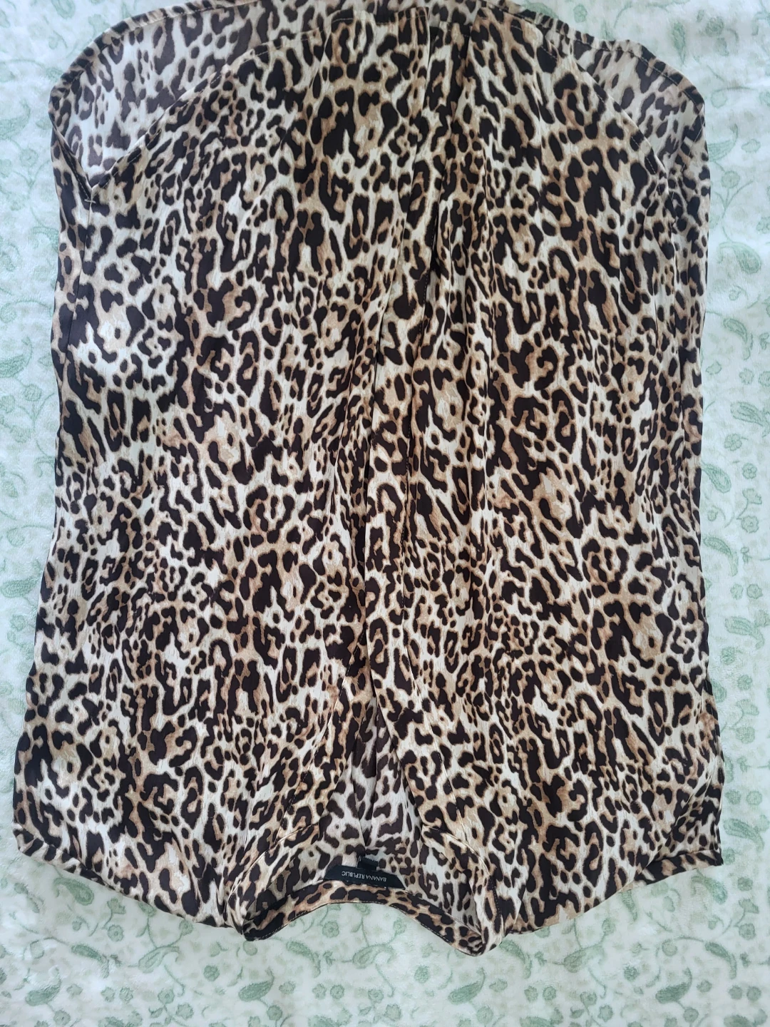 Banana Republic Leopard Print Blouse small