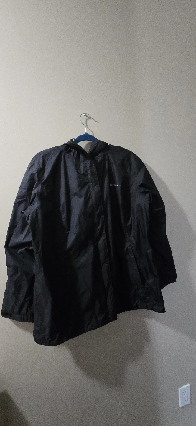 Columbia Omni-Tech Black Rain Jacket