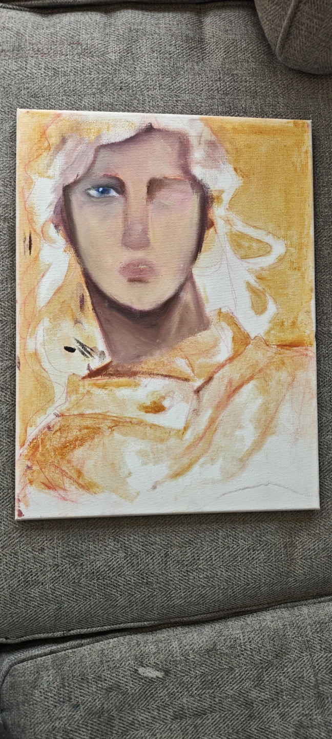 Original Painting on Canvas 16X12 inch