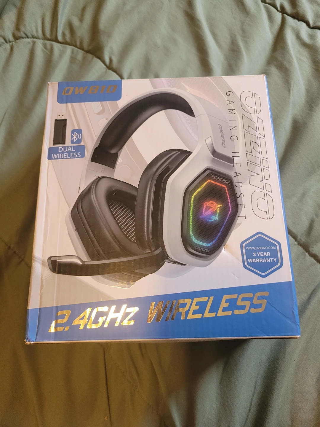 OZEINO 2.4GHz Wireless Gaming Headset