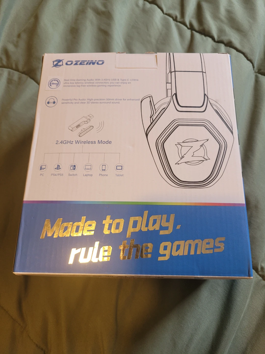 OZEINO 2.4GHz Wireless Gaming Headset - photo 2