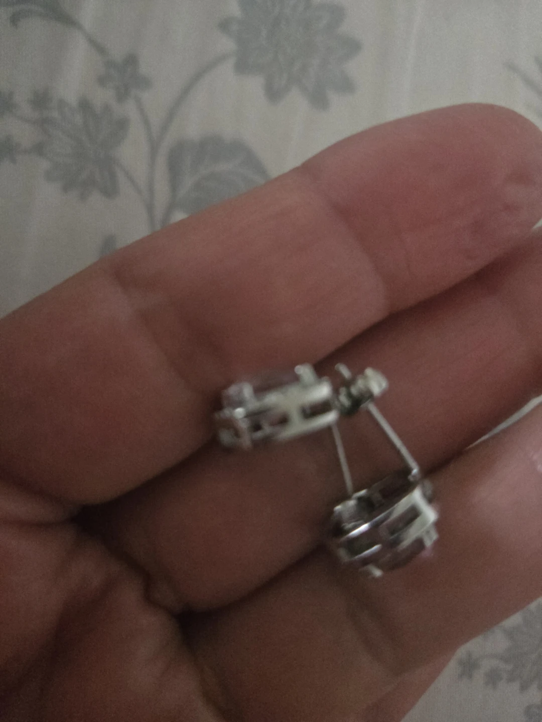 Pink Cushion Cut Stud Earrings - photo 2