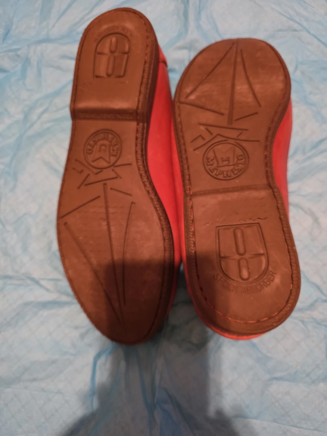 Mephisto "Spinnaker" Red Leather Loafers - Size 9 US / 40 EUR - photo 4