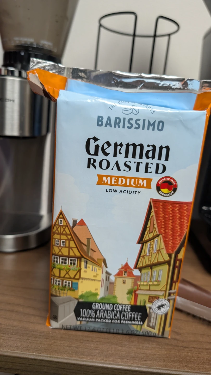 Barissimo German Roasted Medium Ground Coffee, 500g