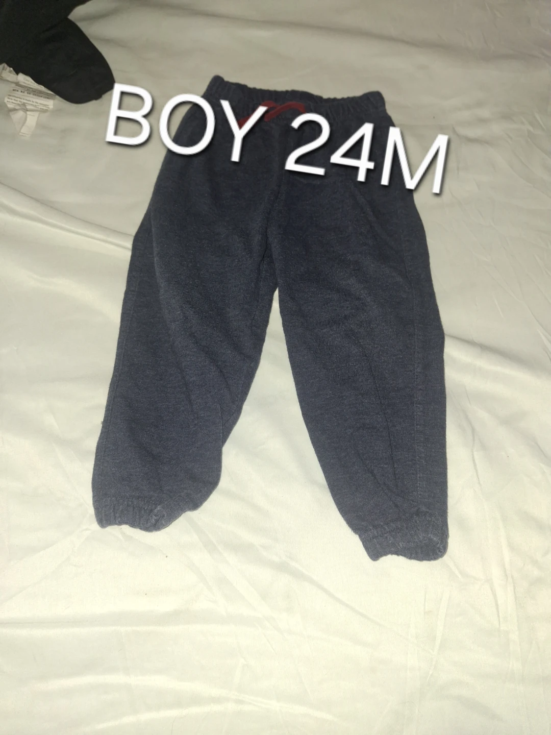 Boys Dark Grey Sweatpants