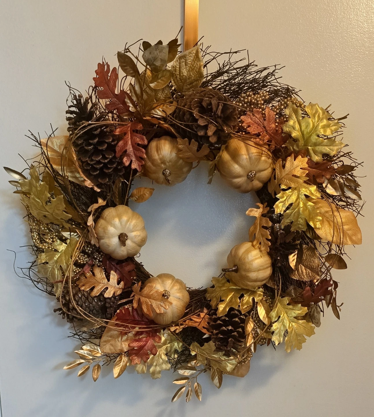 Fall Pumpkin Wreath