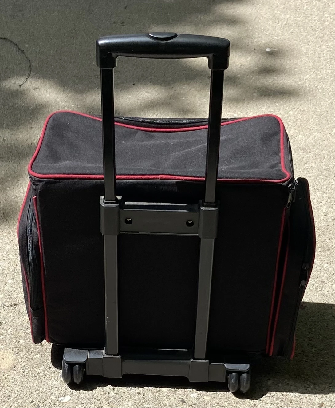 Black and Red Rolling Craft/Utility Bag - photo 2