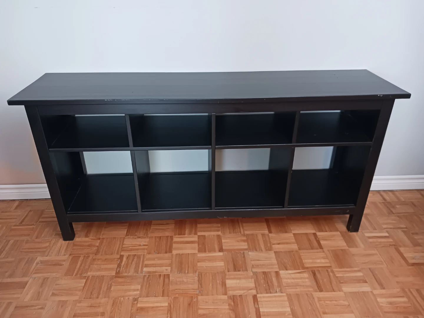 Black 8-Cube Storage Shelf Unit $ Tv Stand