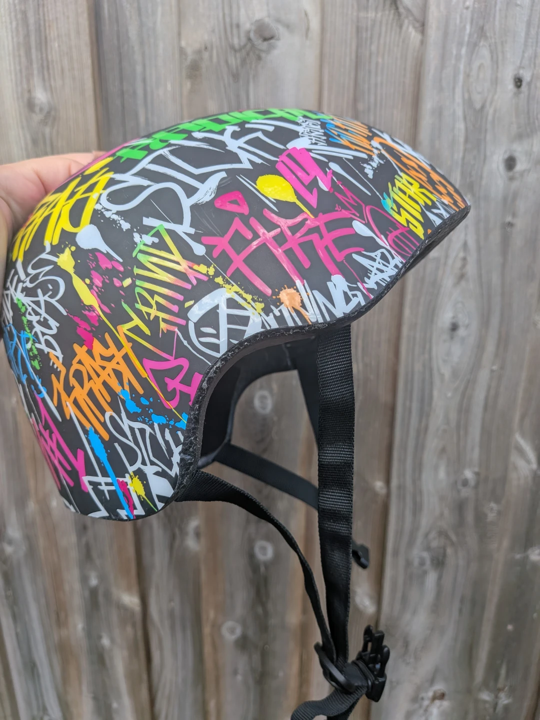 Graffiti Style Helmet