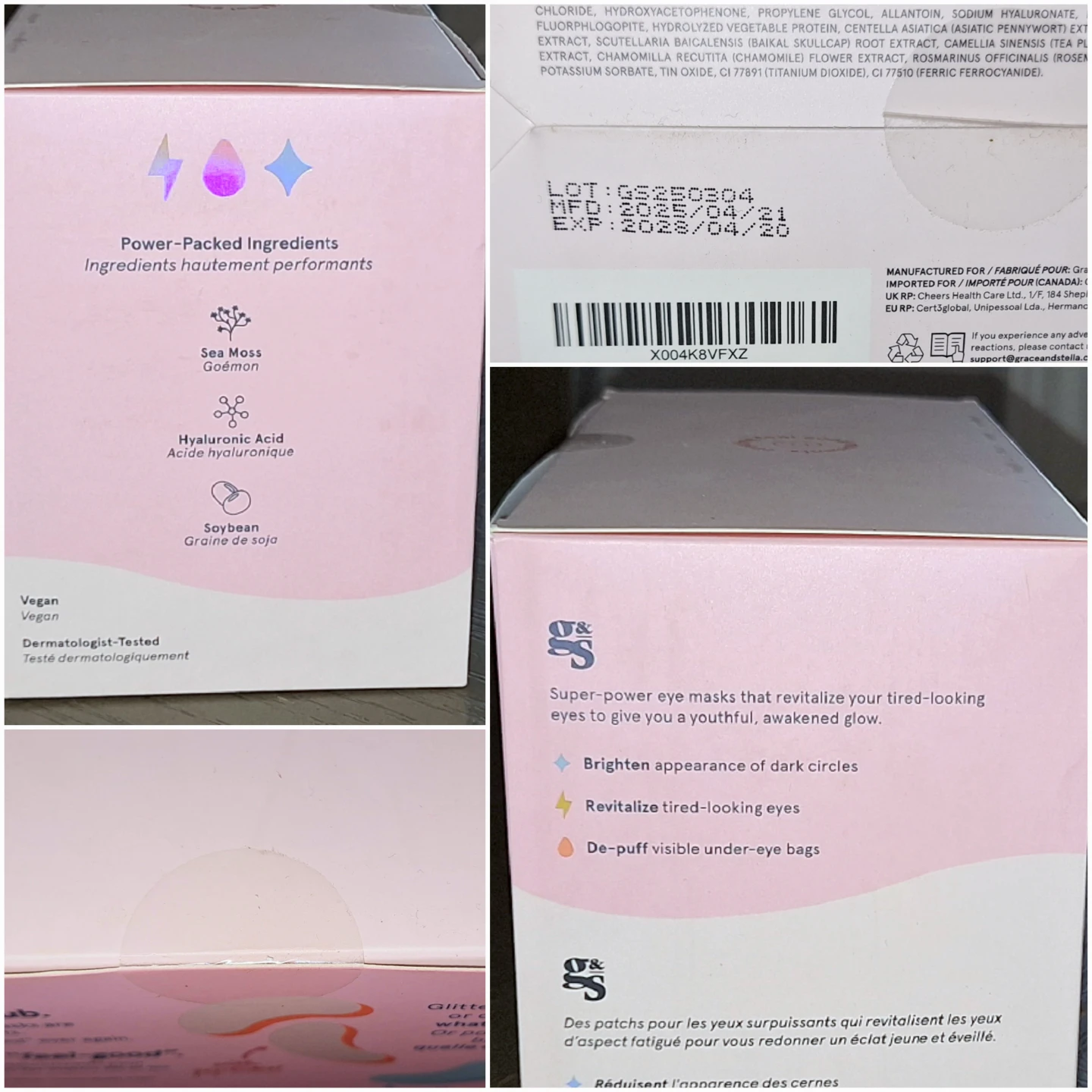 Grace & Stella eye masks 72 - NEW unopened box - photo 4