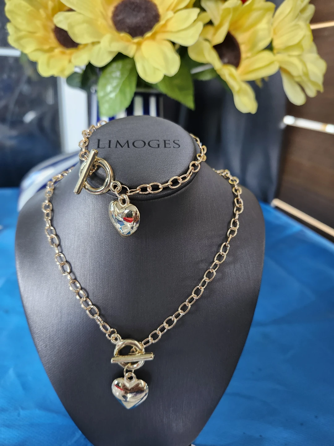 Limoges Gold Tone Necklace (Stainless Steel) - photo 3