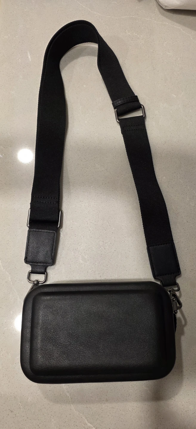 Zara Black Faux Leather Crossbody Bag - photo 2