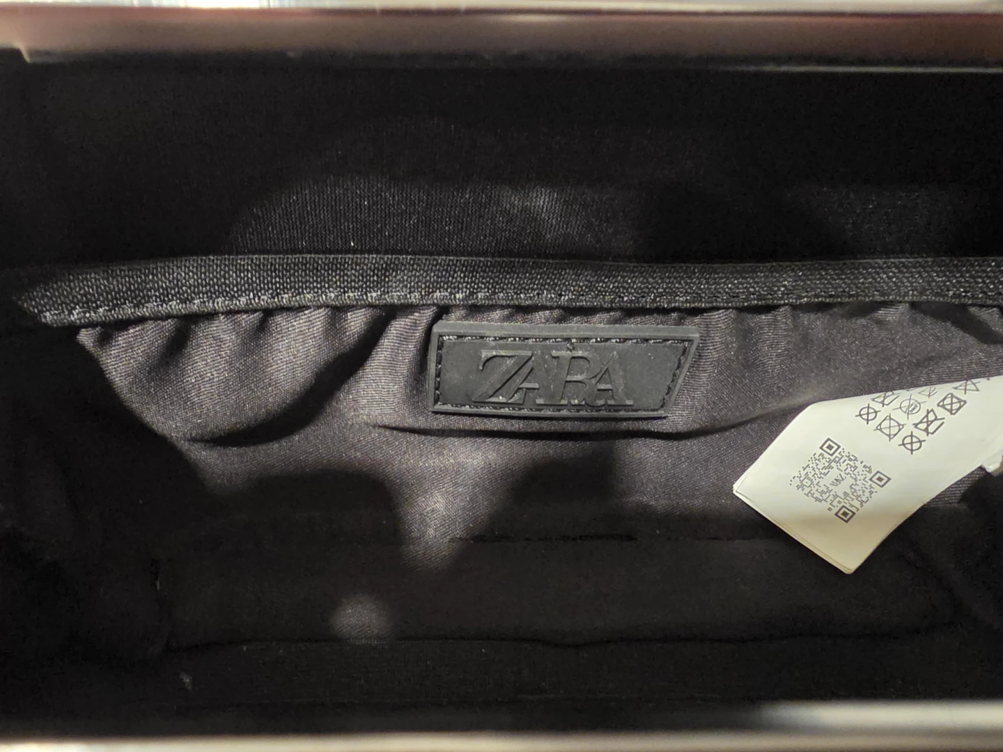 Zara Black Faux Leather Crossbody Bag - photo 3
