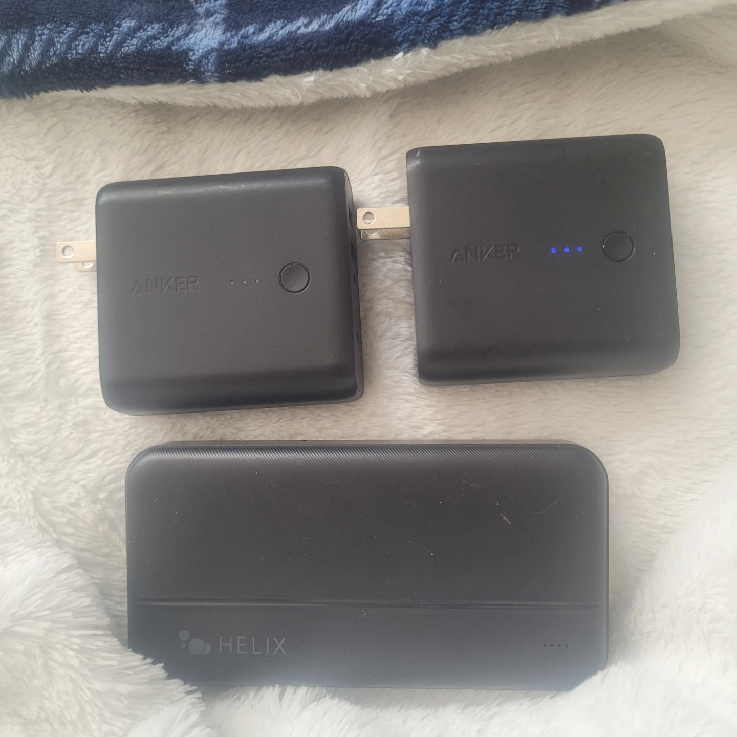 Hybrid wall adapter and power bank bundle