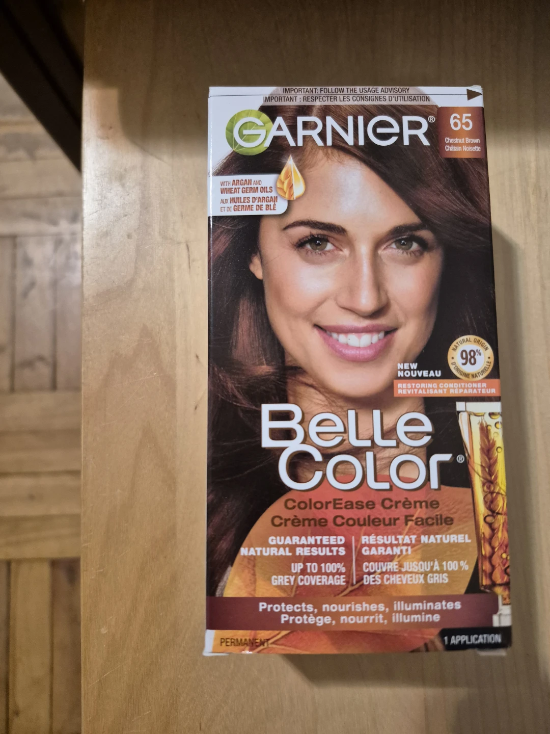 BNIB)Garnier Belle Color Hair Colour 65 Chestnut Brown