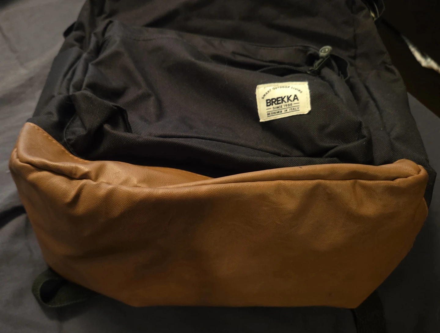 BREKKA Backpack with Faux Leather Base - photo 2