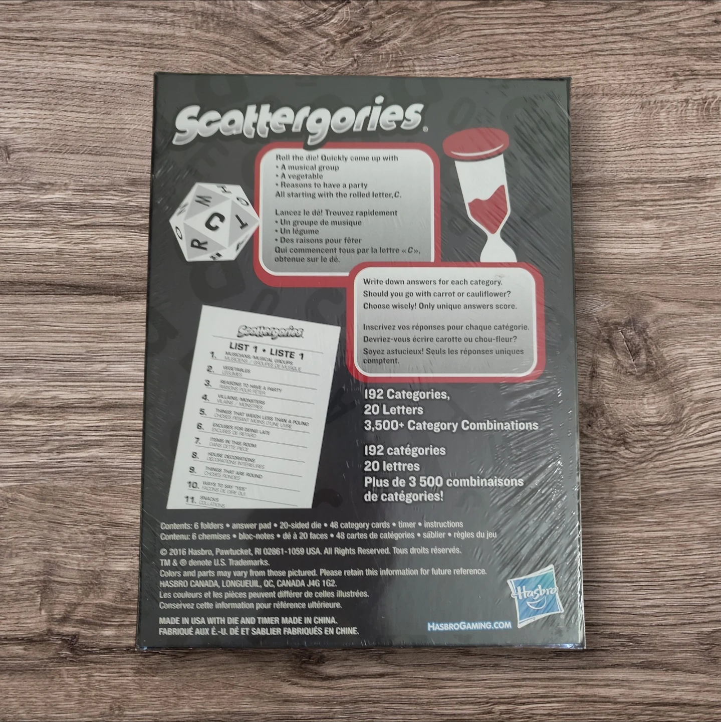 Scattergories Board Game (New, sealed) - photo 2