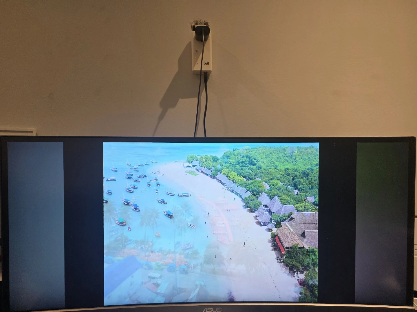 ASUS Gaming Monitor with Power Adapter and Cables - photo 3